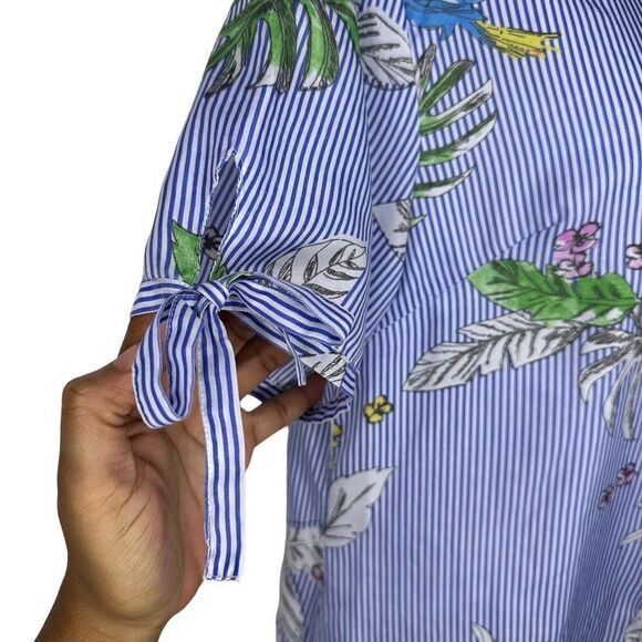 Twilo Floral Stripe Sundress - Picture 4 of 15